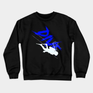 Funny Diving  pee underwater Crewneck Sweatshirt